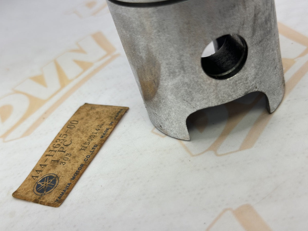 New Yamaha OEM NOS PISTON / 444-11635-00 / .25mm OVER / DT125 1974-75