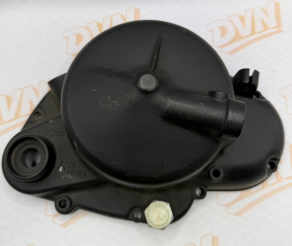 NOS 1975 Suzuki TC125 OEM Clutch Cover Engine Side Cover Assy 11300-28860