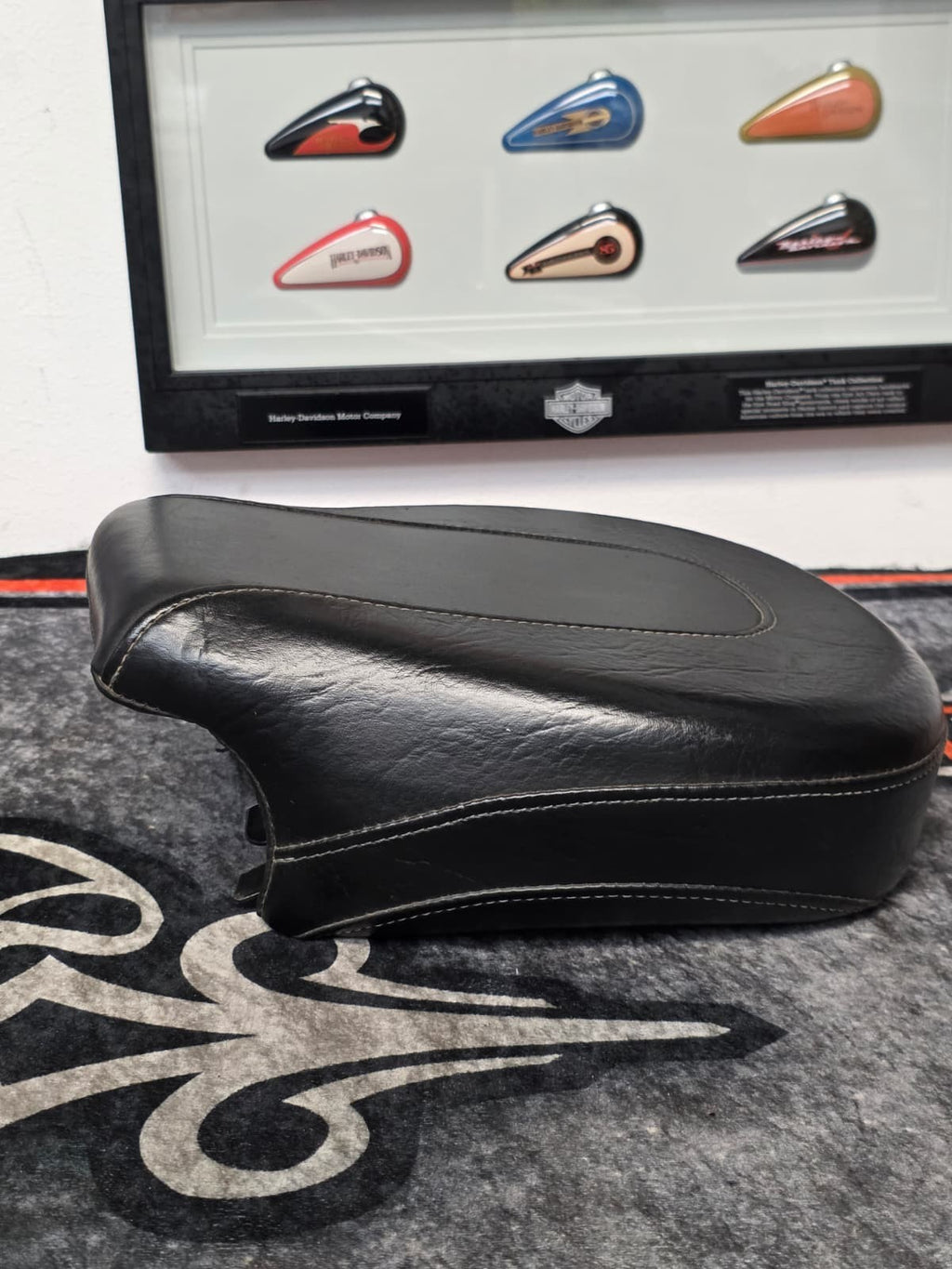 2009-2023 Harley-Davidson Touring CVO Low Profile PASANGER Seat OEM Gold Stitch