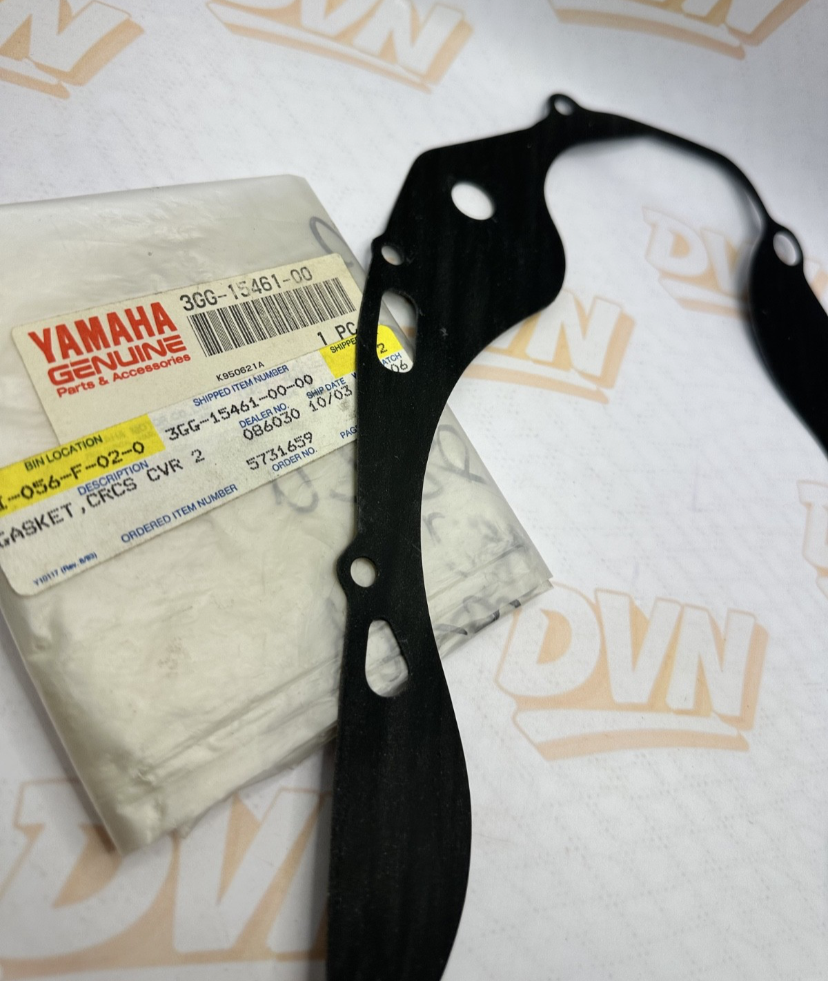 Yamaha 3GG-15461-02-00 3GG-15461-01-00 3GG-15461-00-00 Clutch Cover Gasket