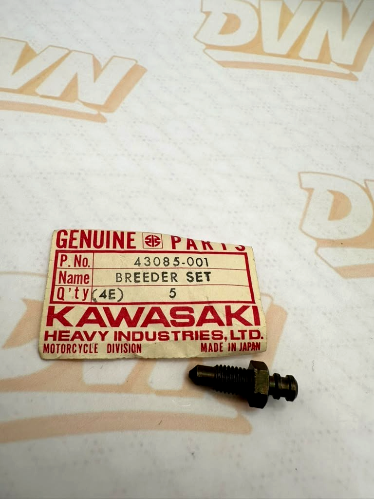 KAWASAKI H1 Z1 KX250 KX500 NOS BRAKE BLEEDER OEM 43085-001
