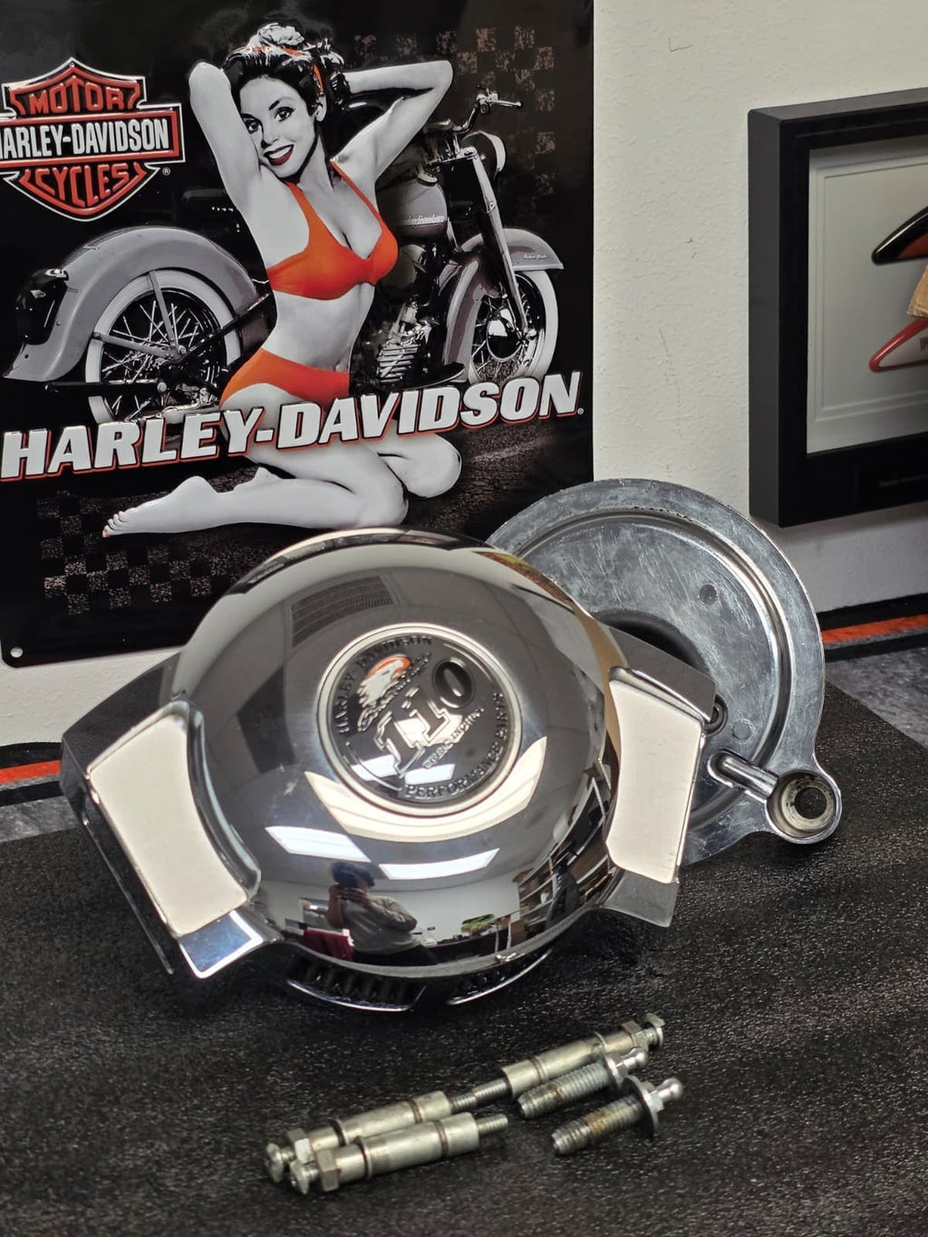 Harley air FILTER cover SCREAMIN EAGLE SPRINGER 07-09 GLIDE CVO 2008