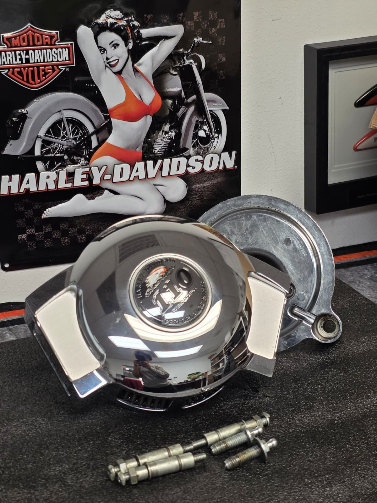 Harley air FILTER cover SCREAMIN EAGLE SPRINGER 07-09 GLIDE CVO 2008