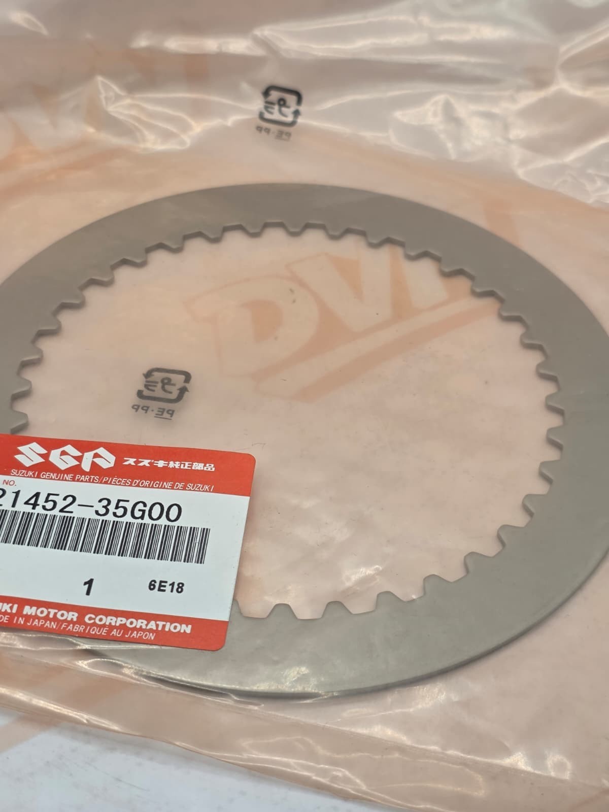 05-20 LTR450 LTR450Z LTR 450 RMZ450 RMZ CLUTCH DRIVEN PLATE STEEL 21452-35G00
