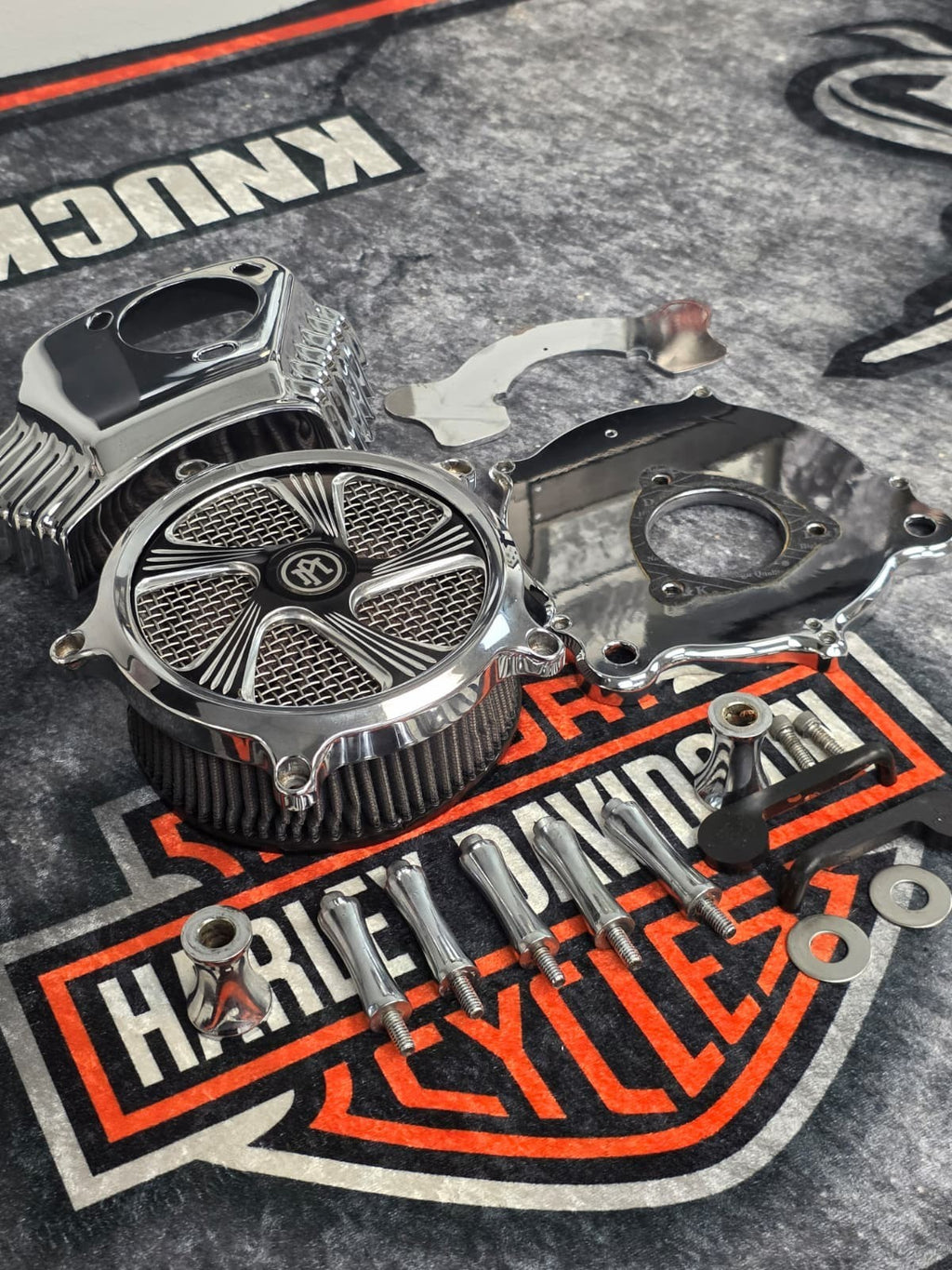 HARLEY DAVISON TOURING Venturi Speed  Air Cleaner, Chrome