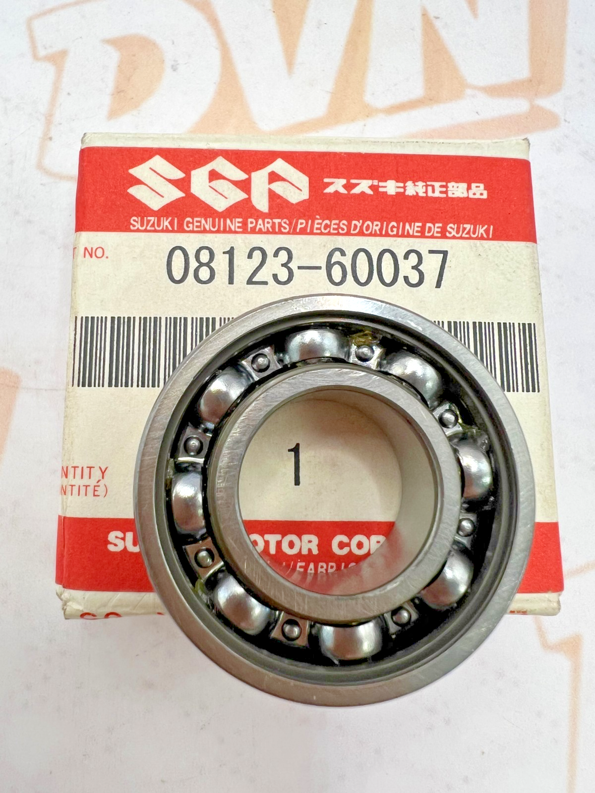 NOS Suzuki OEM Bearing 86-91 RM125 86-92 RM250 89-99 RMX250 08123-60037