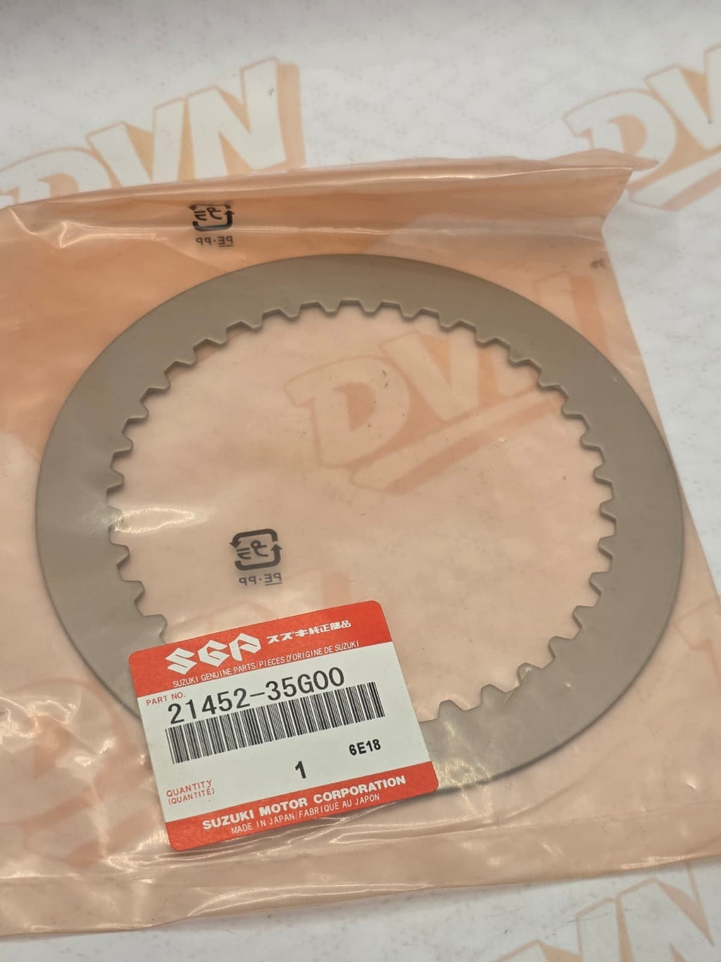 05-20 LTR450 LTR450Z LTR 450 RMZ450 RMZ CLUTCH DRIVEN PLATE STEEL 21452-35G00