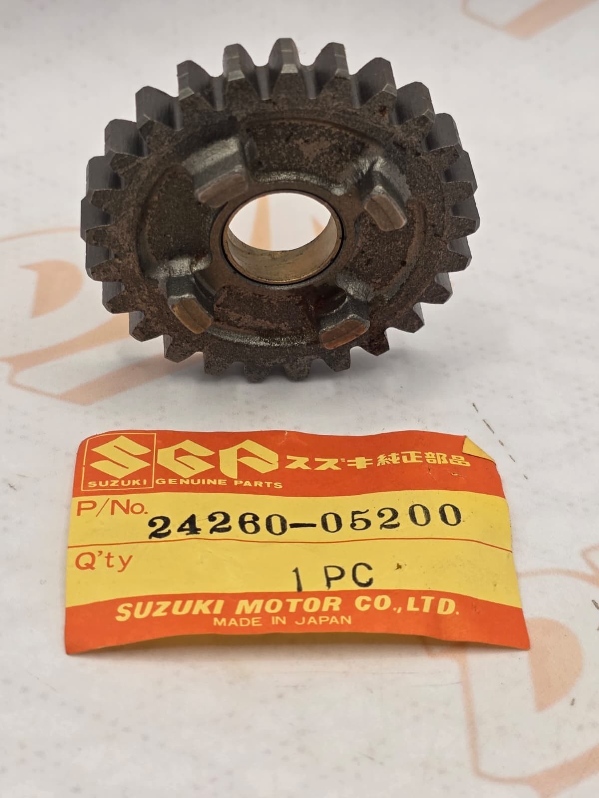 Suzuki Oem Nos DR 125 S 1984 6th Drive Gear Sixth 24260-05200