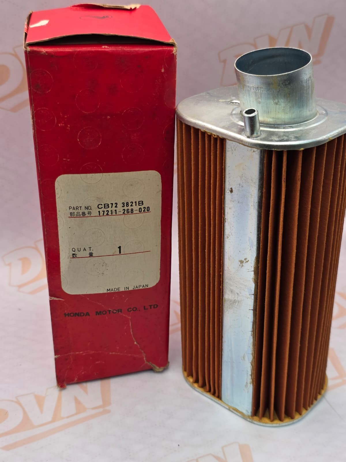 NOS Honda CB72 Right Air Filter Cleaner Element 17211-268-020