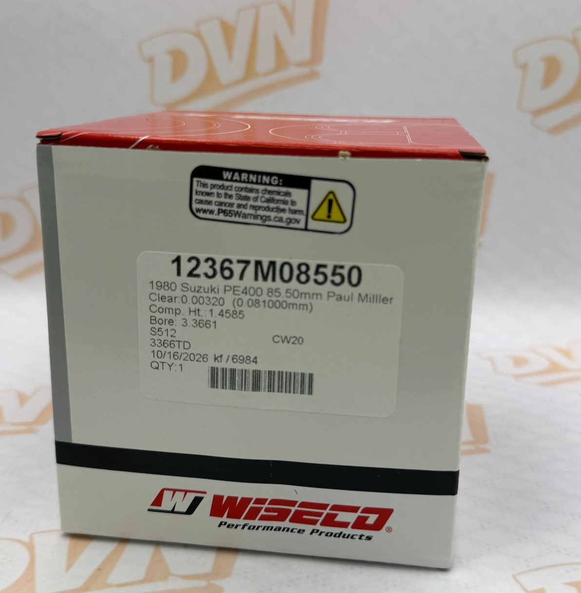 Suzuki PE400 1980 Wiseco piston and ring set  85.50 mm