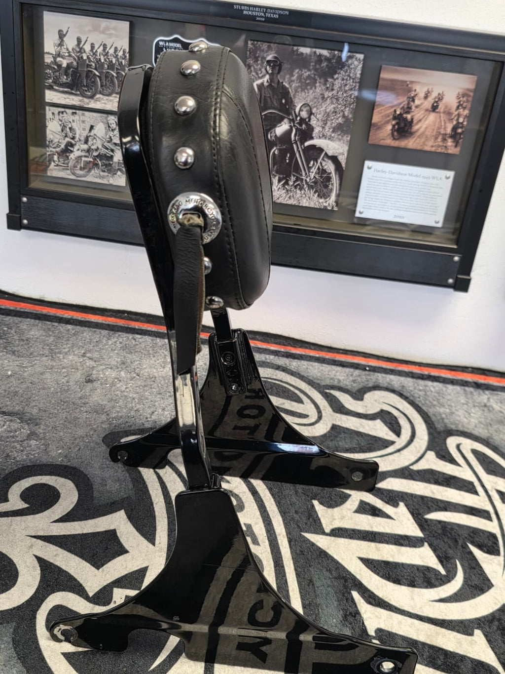 FXSTS Harley-Davidson Springer Softail 93-99 TALL Sissy Bar Backrest Black