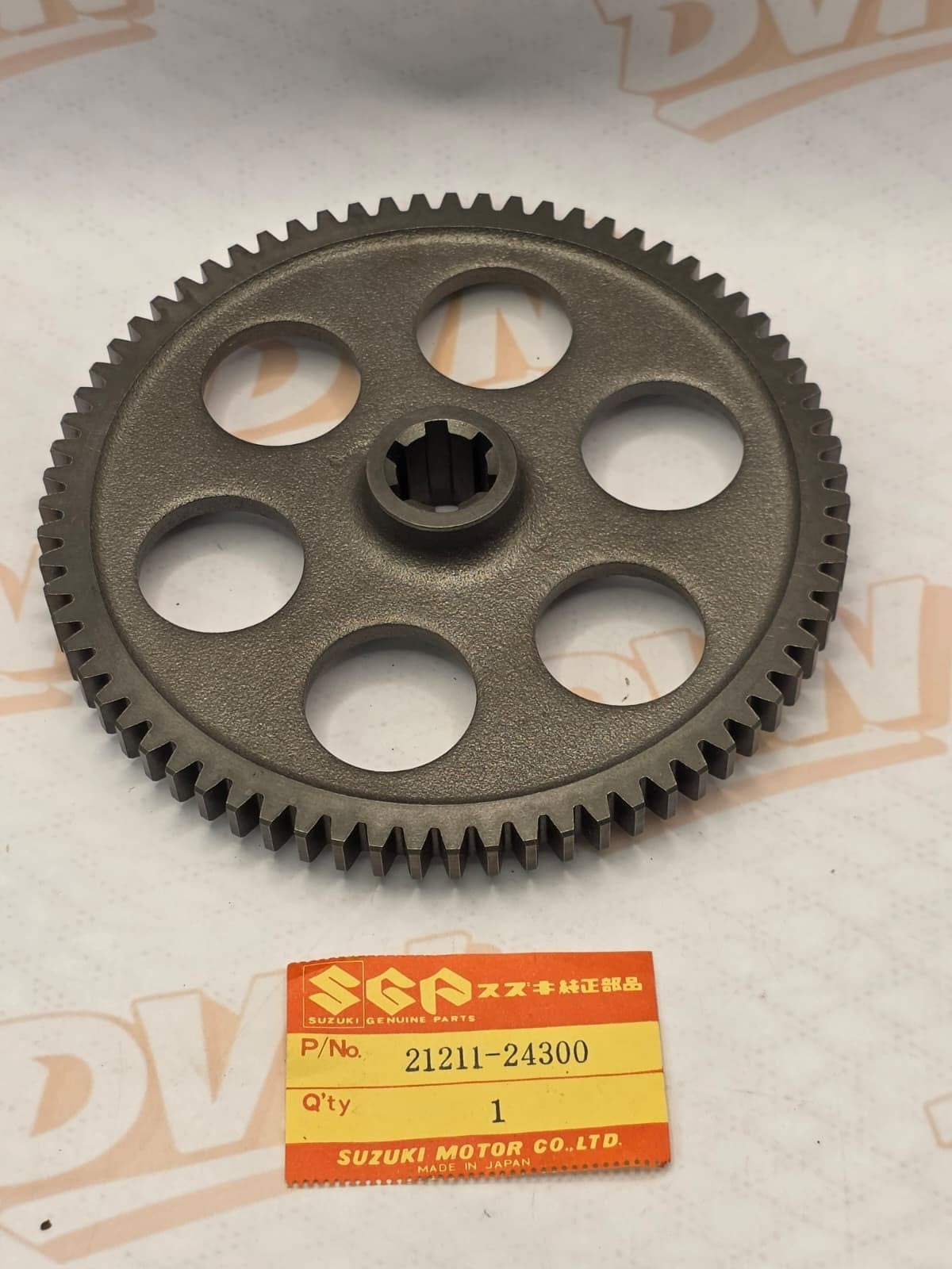 1985 SUZUKI LT185 - TRANSMISSION PRIMARY DRIVEN GEAR 71T 21211-24300