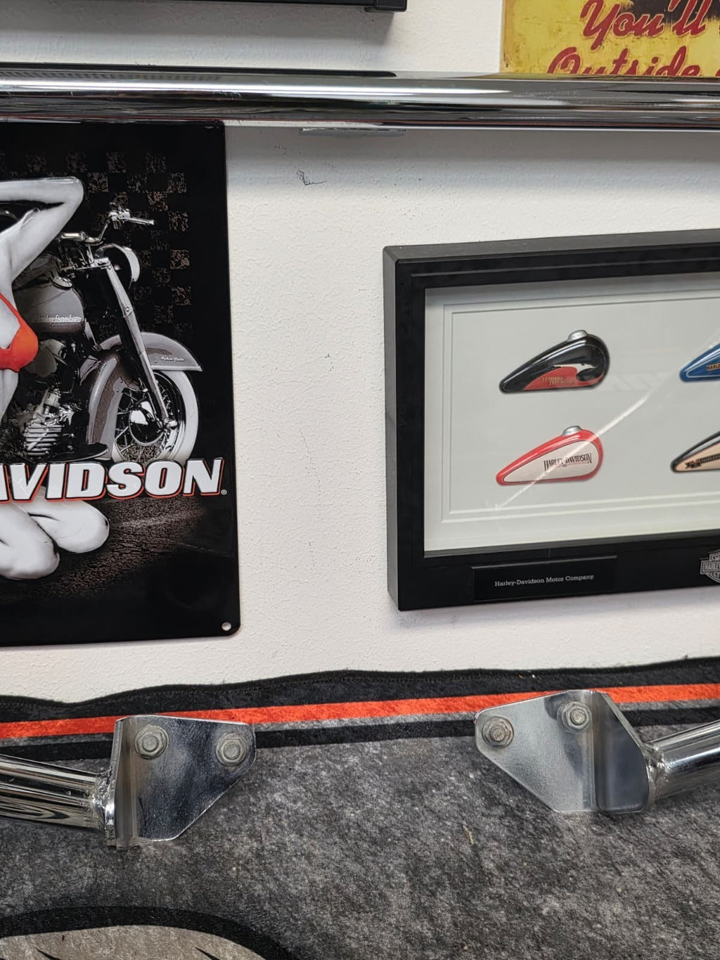 2006 - 2017 GENUINE HARLEY DAVIDSON DYNA ENGINE GUARD CHROME FXD FXDL FXDWG OEM