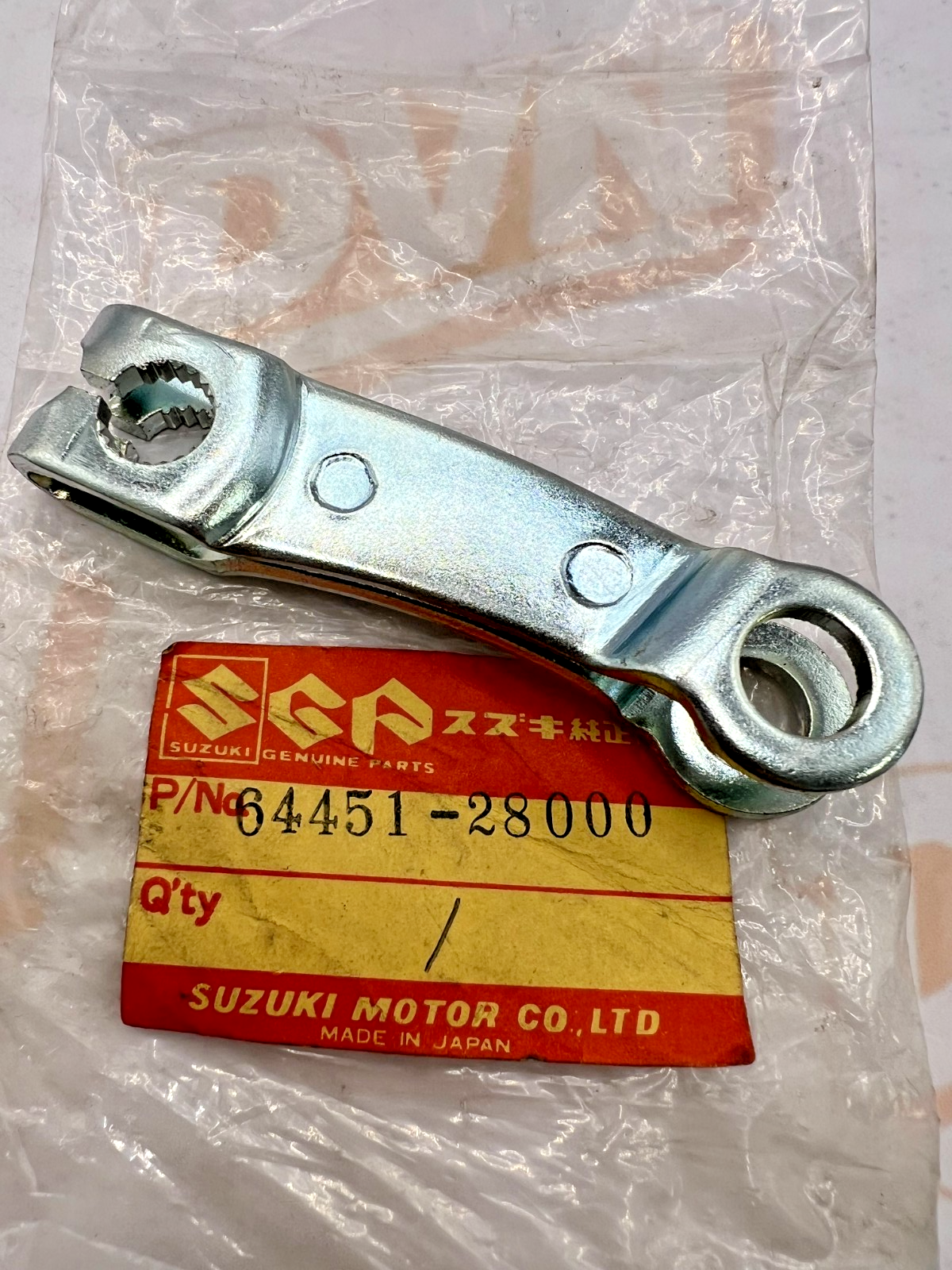 NEW GENUINE SUZUKI 64451-28000 BRAKE CAM  LEVER