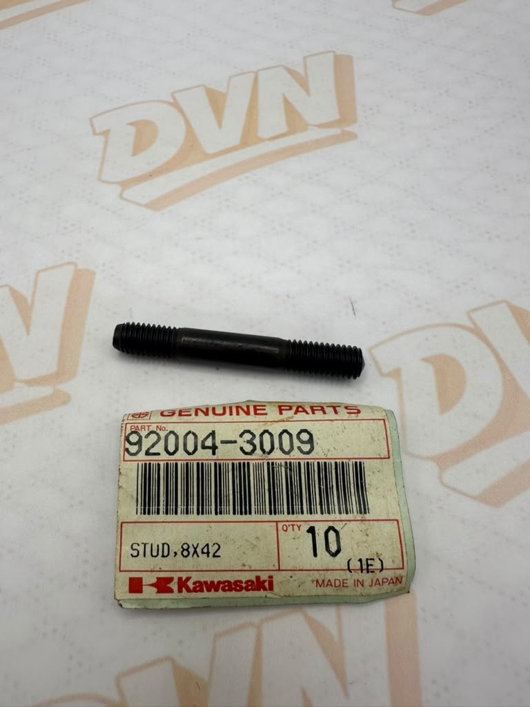 Kawasaki STUD,8X42 92004-3009 OEM NEW