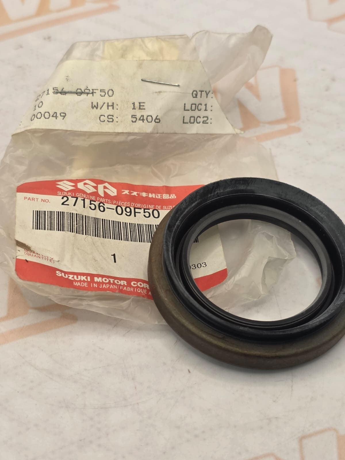 Suzuki SEAL,FINAL DRIV 27156-09F50 OEM NEW