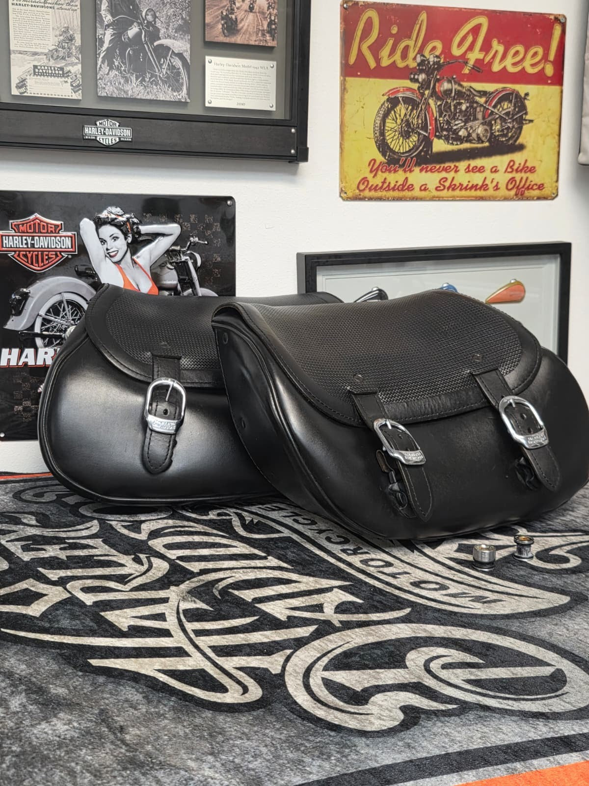 Harley-Davidson 05 Heritage Softail Springer Classic Saddlebags FLSTS 90058-05