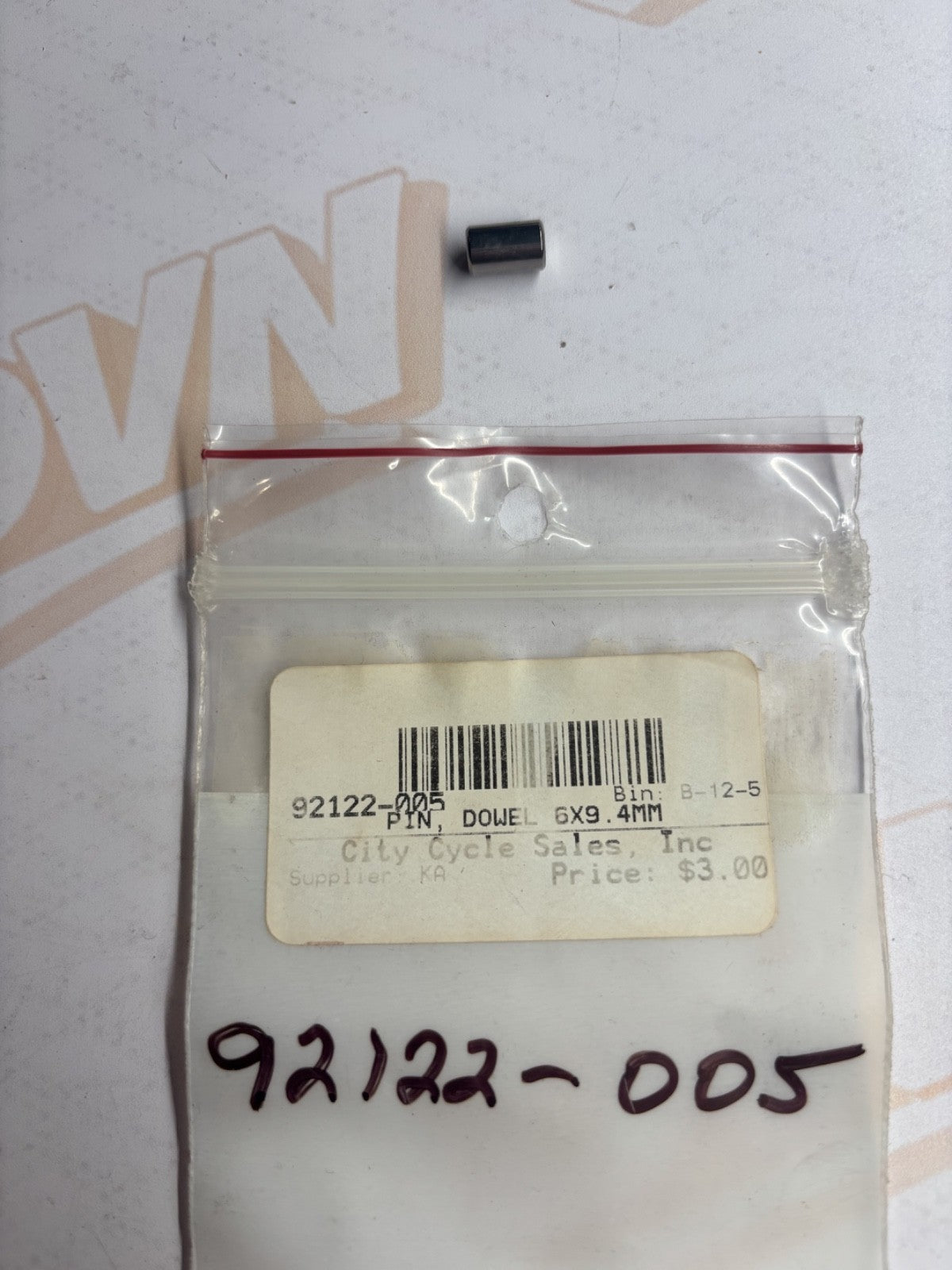 NOS NEW FACTORY KAWASAKI KZ750 LTD TWIN BELT DOWEL PIN  92122-005  sold as 2