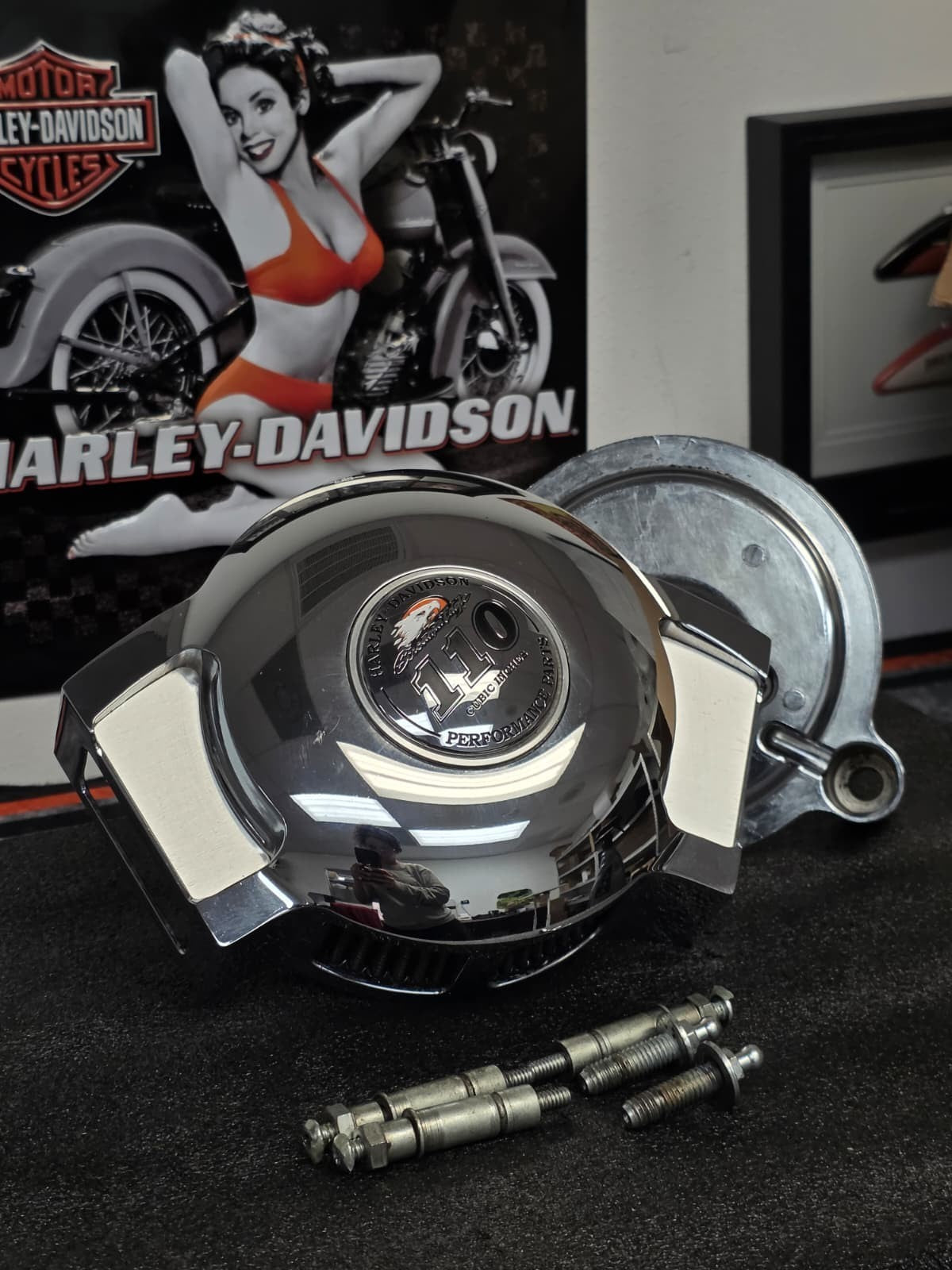 Harley air FILTER cover SCREAMIN EAGLE SPRINGER 07-09 GLIDE CVO 2008