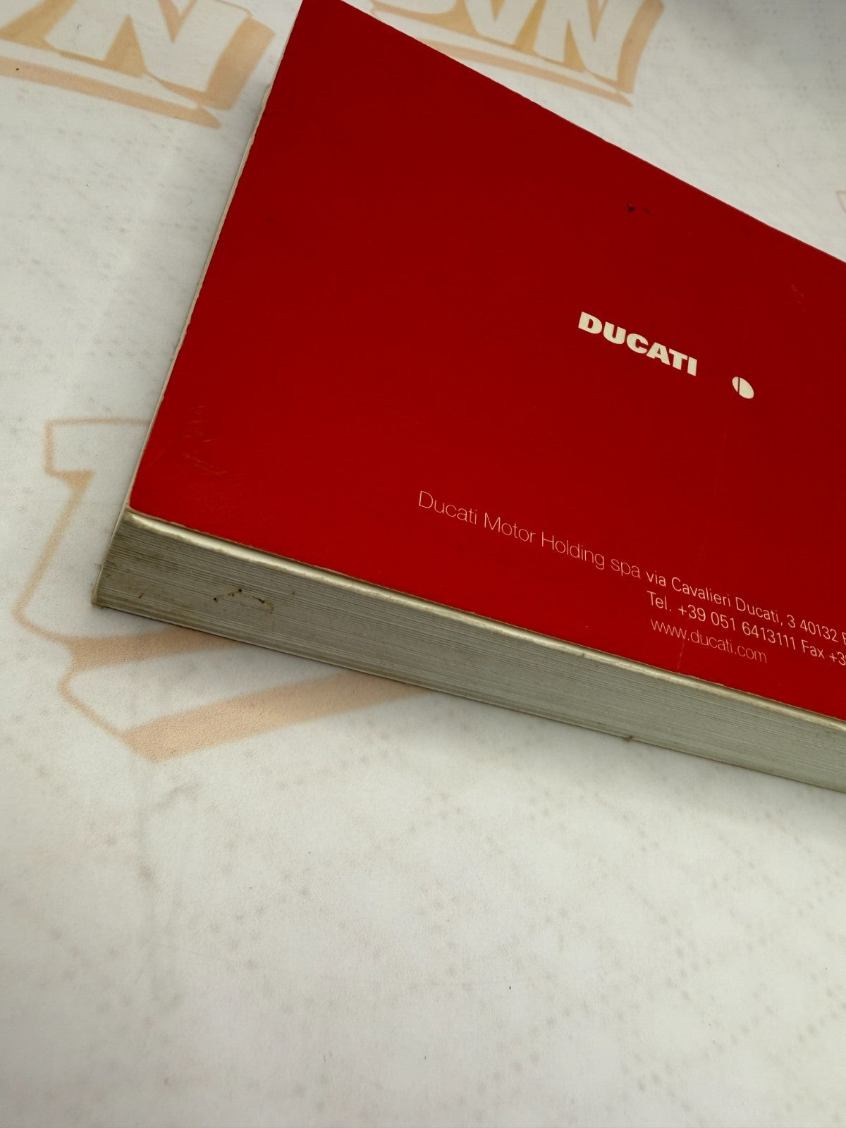 Genuine Ducati Supersport SS800 2003 2004 Owner's Manual OEM