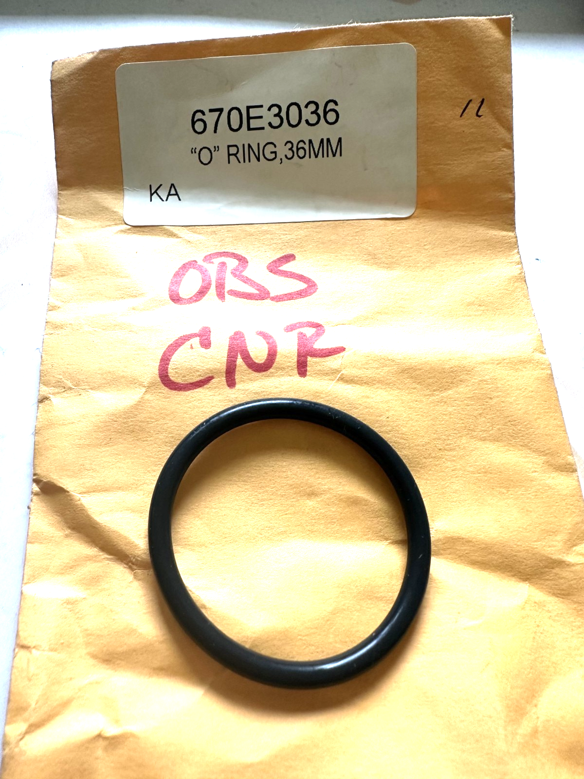 NEW GENUINE KAWASAKI 670E3036 O Ring, 36MM