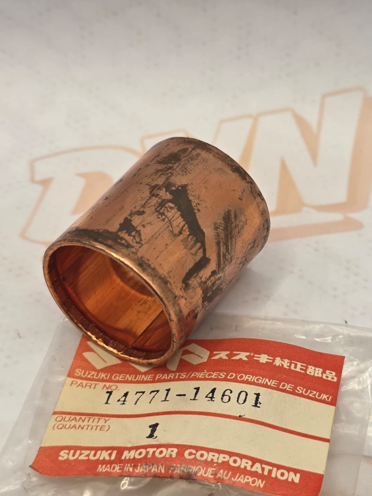 NOS Suzuki GASKET,2ND MUFFLER (NAS) DR125SE OEM 14771-14601