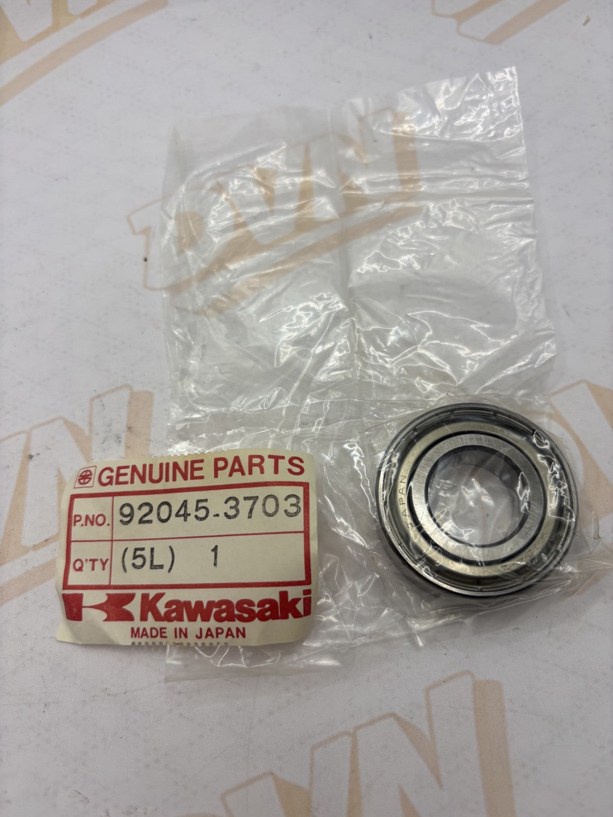Kawasaki NOS NEW  92045-3703 Ball Bearing #6004ZZ JF JF650 Jet Ski 1986
