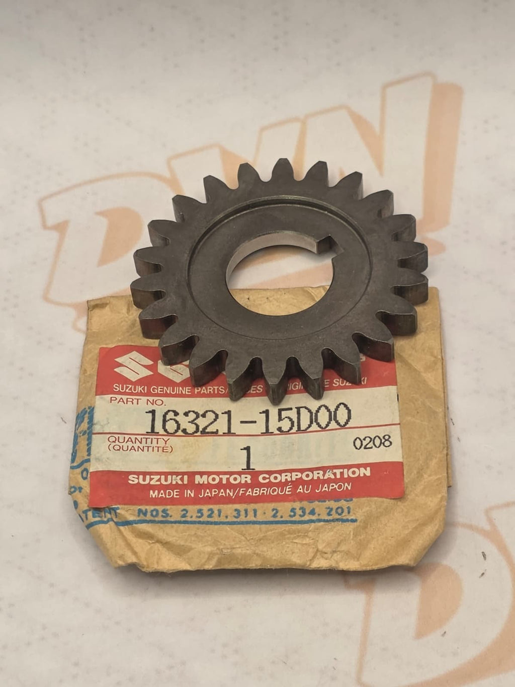 16321-15D00 GENUINE SUZUKI - GEAR, OIL PUMP DRIVE