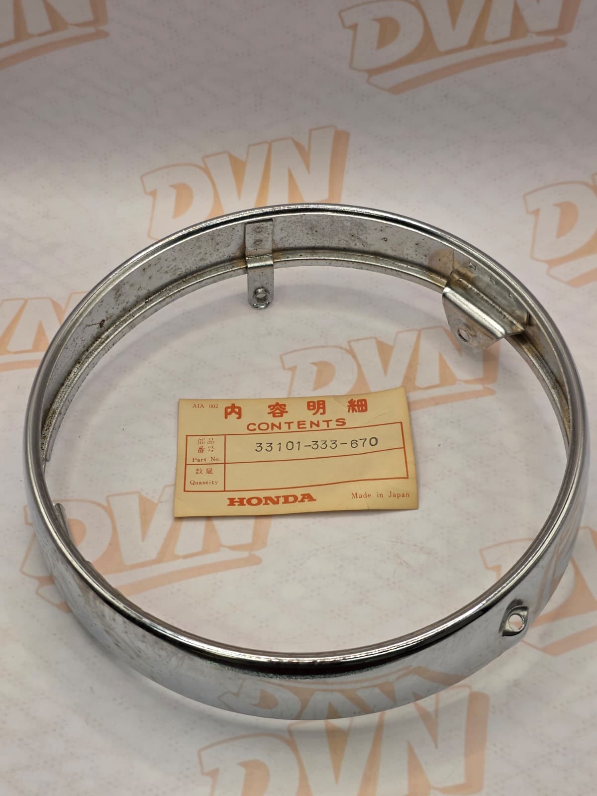 HONDA STANLEY HEADLIGHT RETAINING RING #HM-18M-S 33101-333-670