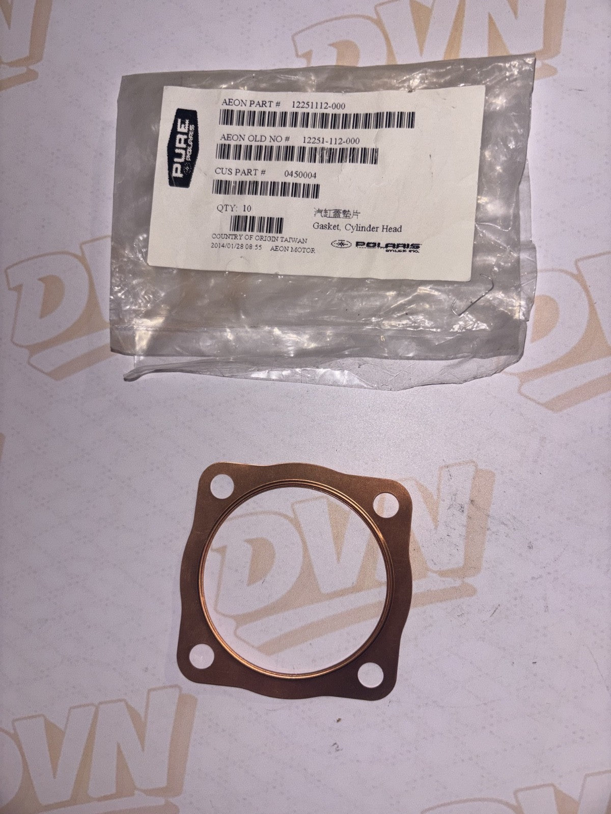 New OEM Polaris 0450004 Cylinder Head Gaskets