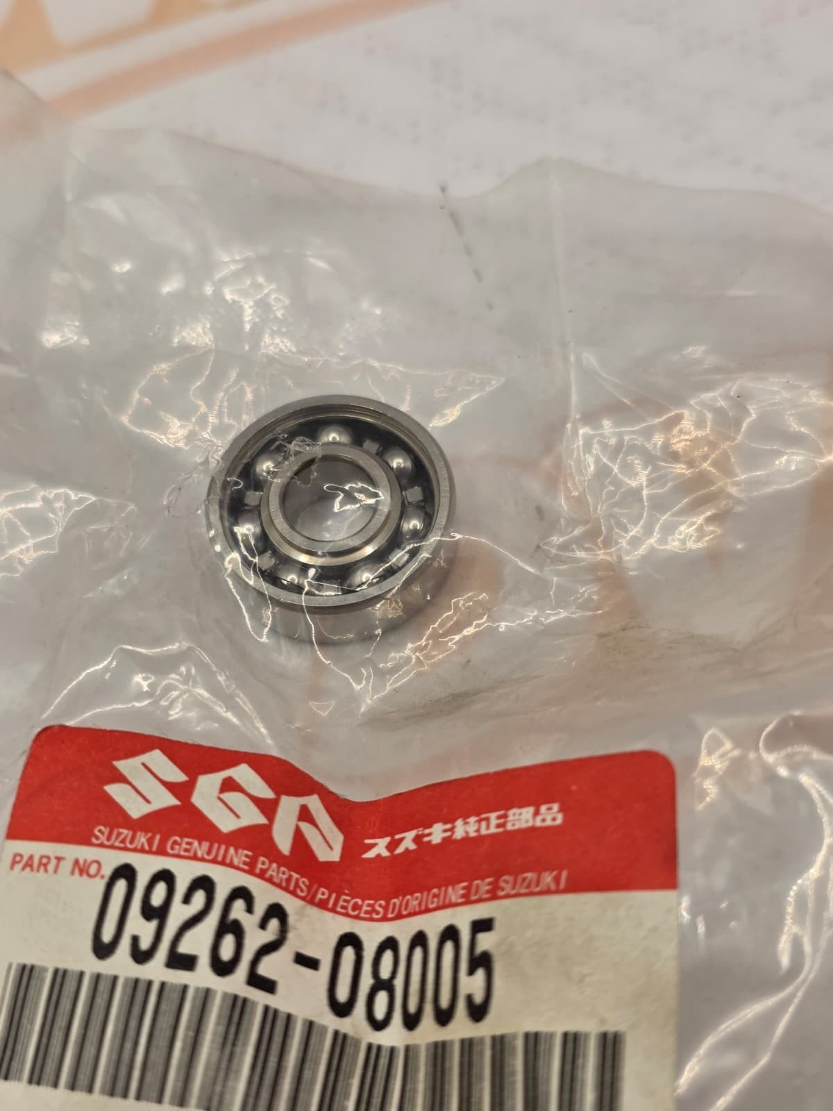 Suzuki Genuine Bearing - 09262-08005
