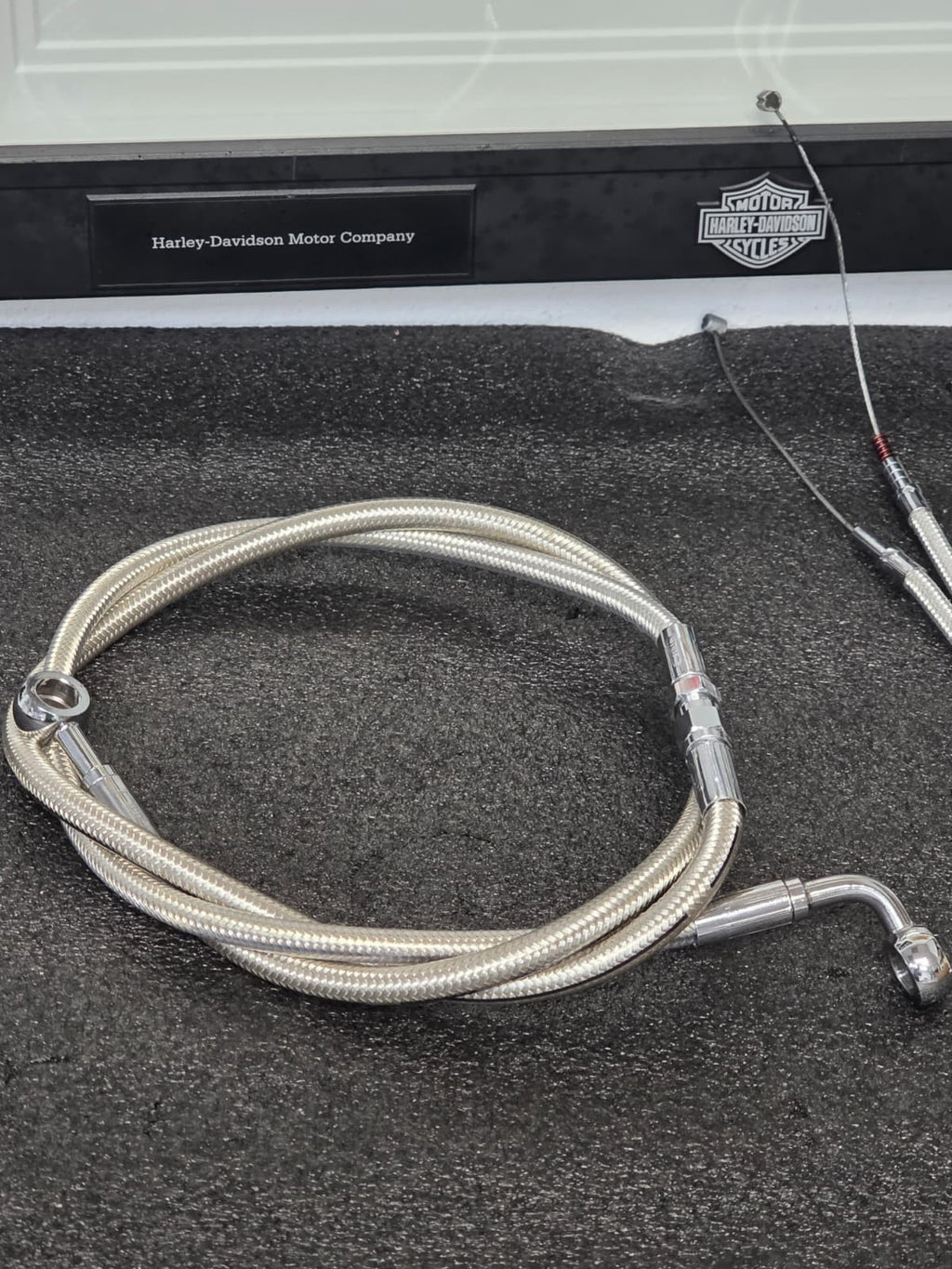 TALLER HANDBar CableS and Brake Line Kit For Harley-Davidson SOFTAIL 06-17