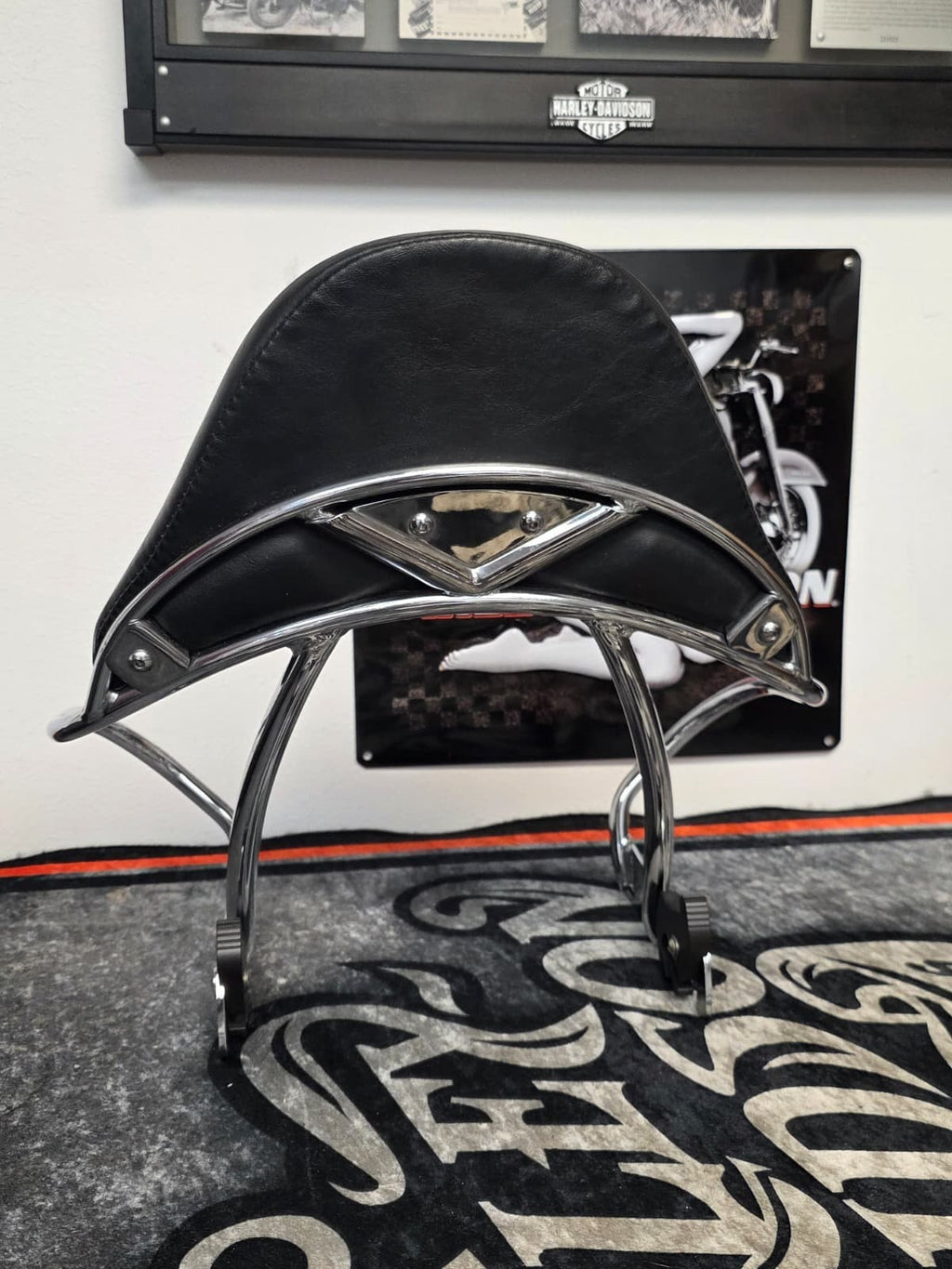 OEM Harley Davidson Softail Heritage Springer  Passenger Backrest 97-03
