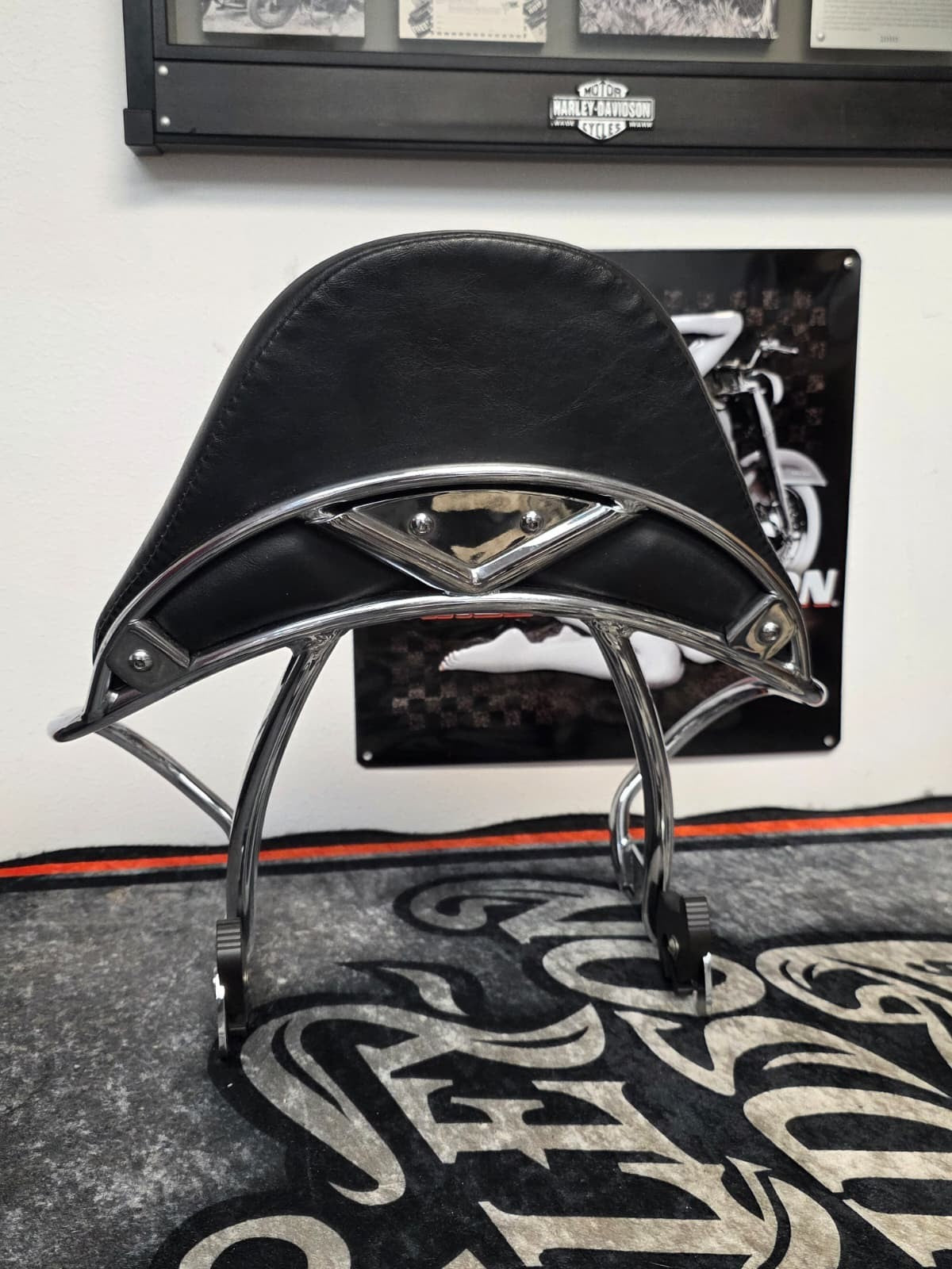 OEM Harley Davidson Softail Heritage Springer  Passenger Backrest 97-03