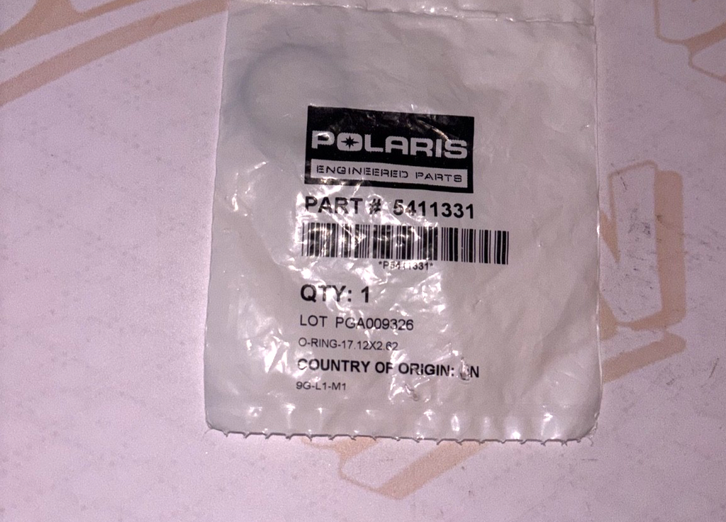 Polaris 5411331 O-Ring Genuine OEM