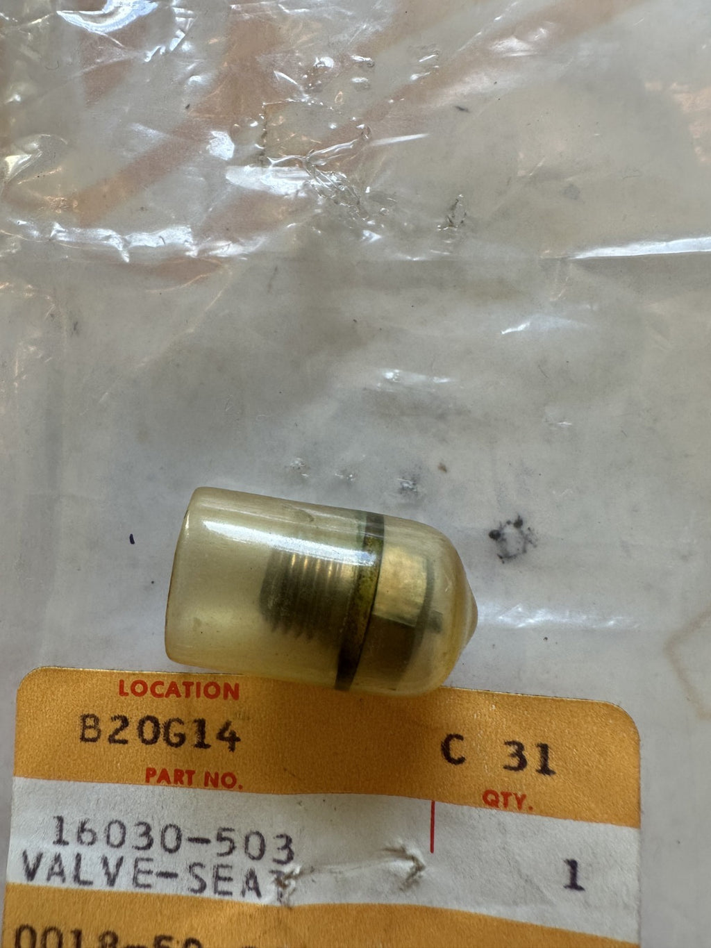 NOS Kawasaki  16030-503 Valve Seat 86 JS300 76 JS400 73-74 WSA 77-92 JS440