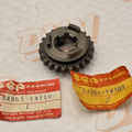 NOS Suzuki OEM 5th Driven Gear 1981-1982 RM125 1982-1984 PE175 24351-14110