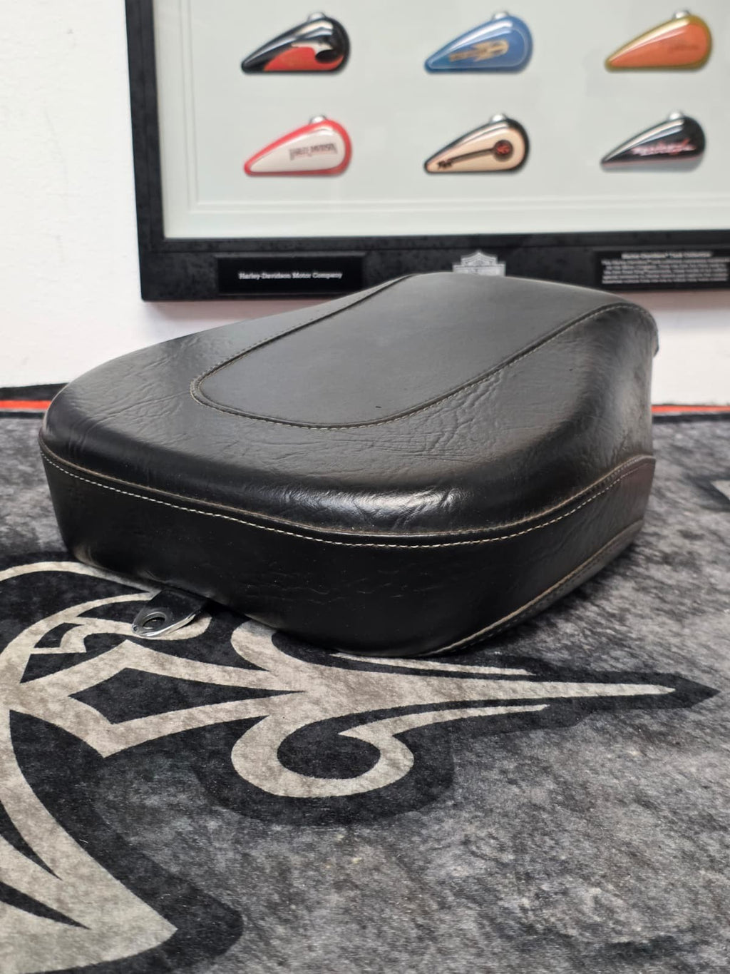 2009-2023 Harley-Davidson Touring CVO Low Profile PASANGER Seat OEM Gold Stitch
