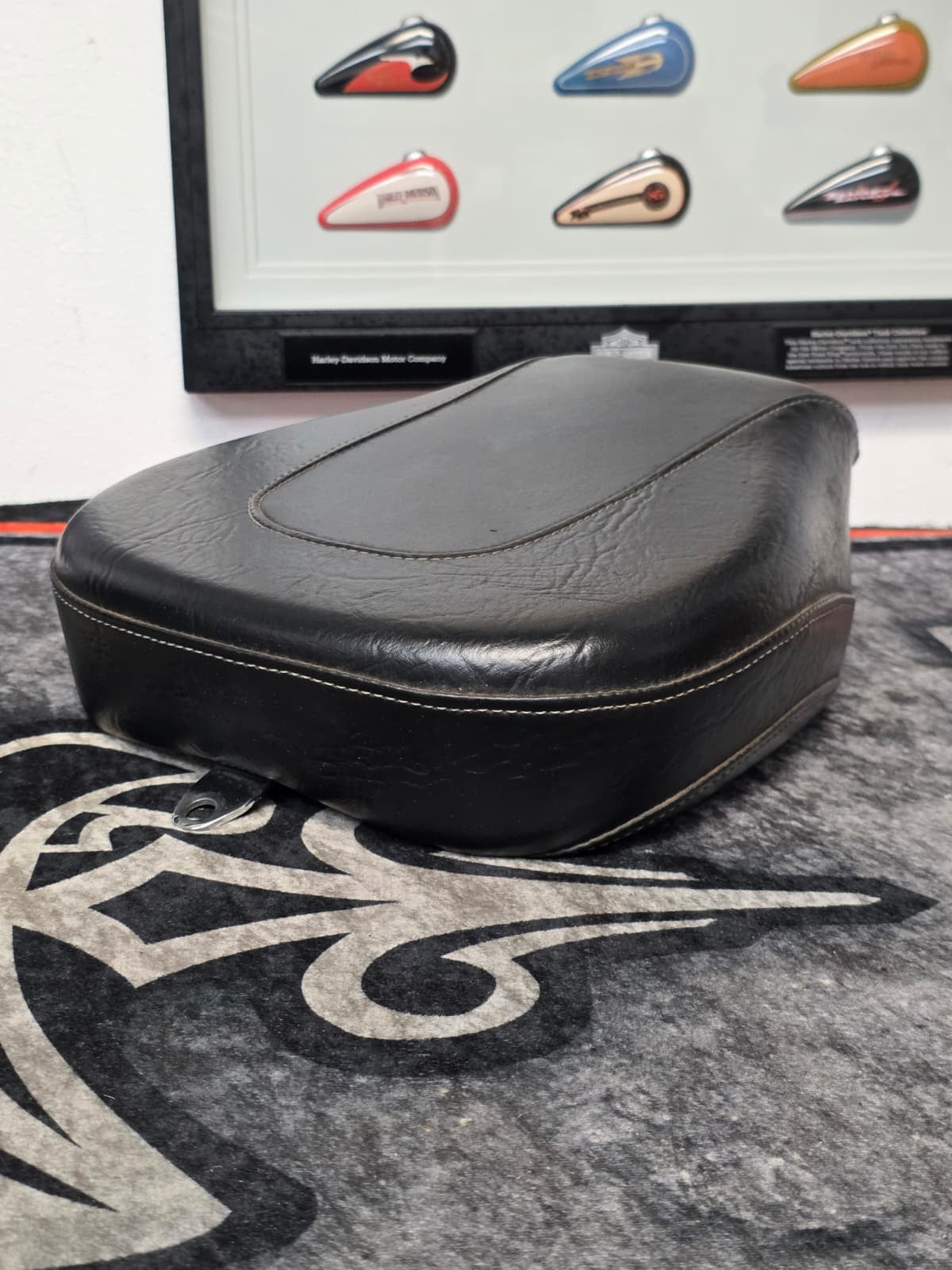 2009-2023 Harley-Davidson Touring CVO Low Profile PASANGER Seat OEM Gold Stitch