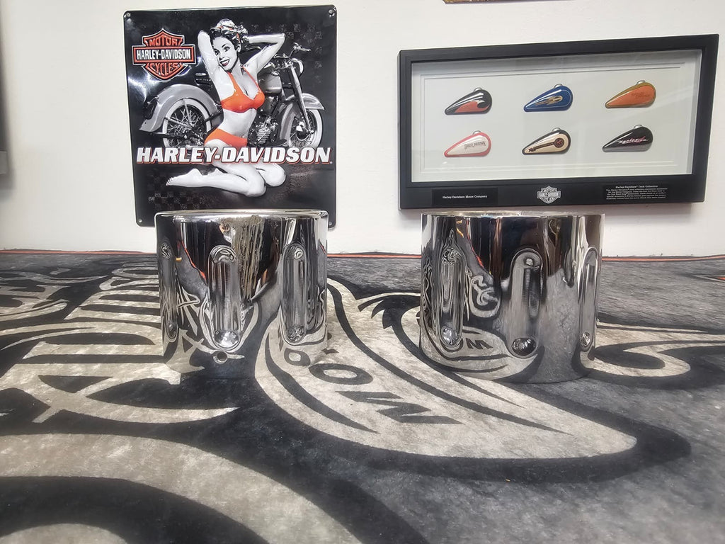 Harley Davidson CHROME  End Cap Set 65100016