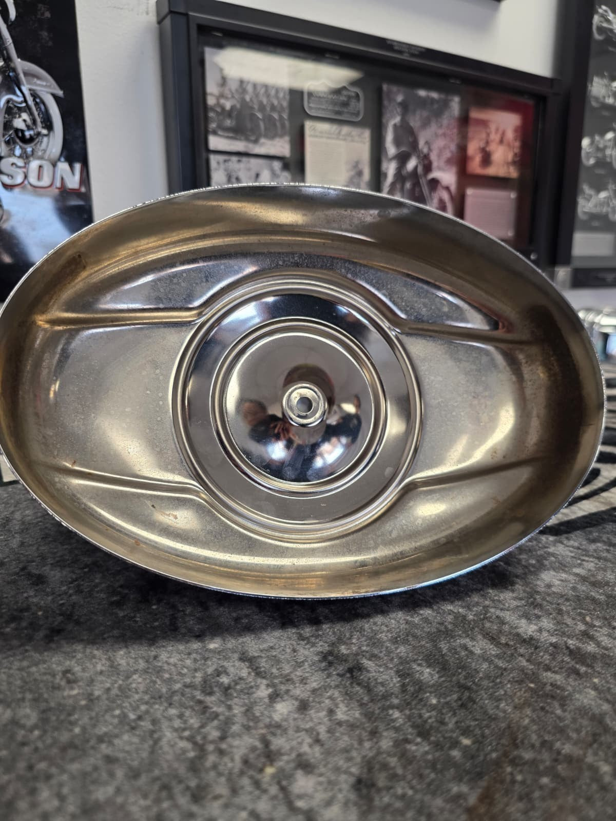 Harley Davidson 07-Later Softail OEM Chrome Air Cleaner Cover 29121-07