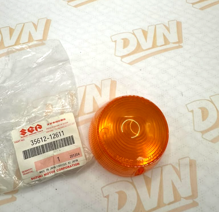 Suzuki OEM (73-77) TS125 TC125 TC185 GT185 Turn Signal Lens 35612-12611