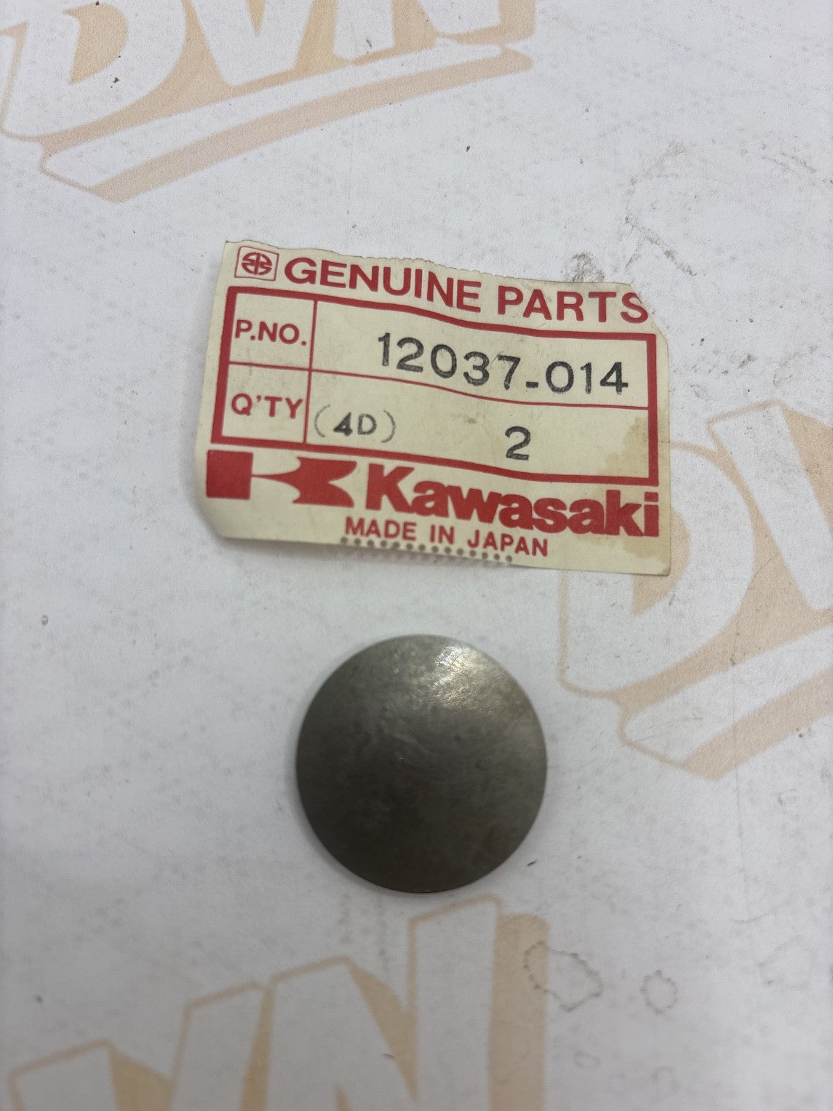 NOS 2.65T Tappet Shim Kawasaki 76-77 KZ900 73-75 Z1 KZ1000 12037-014
