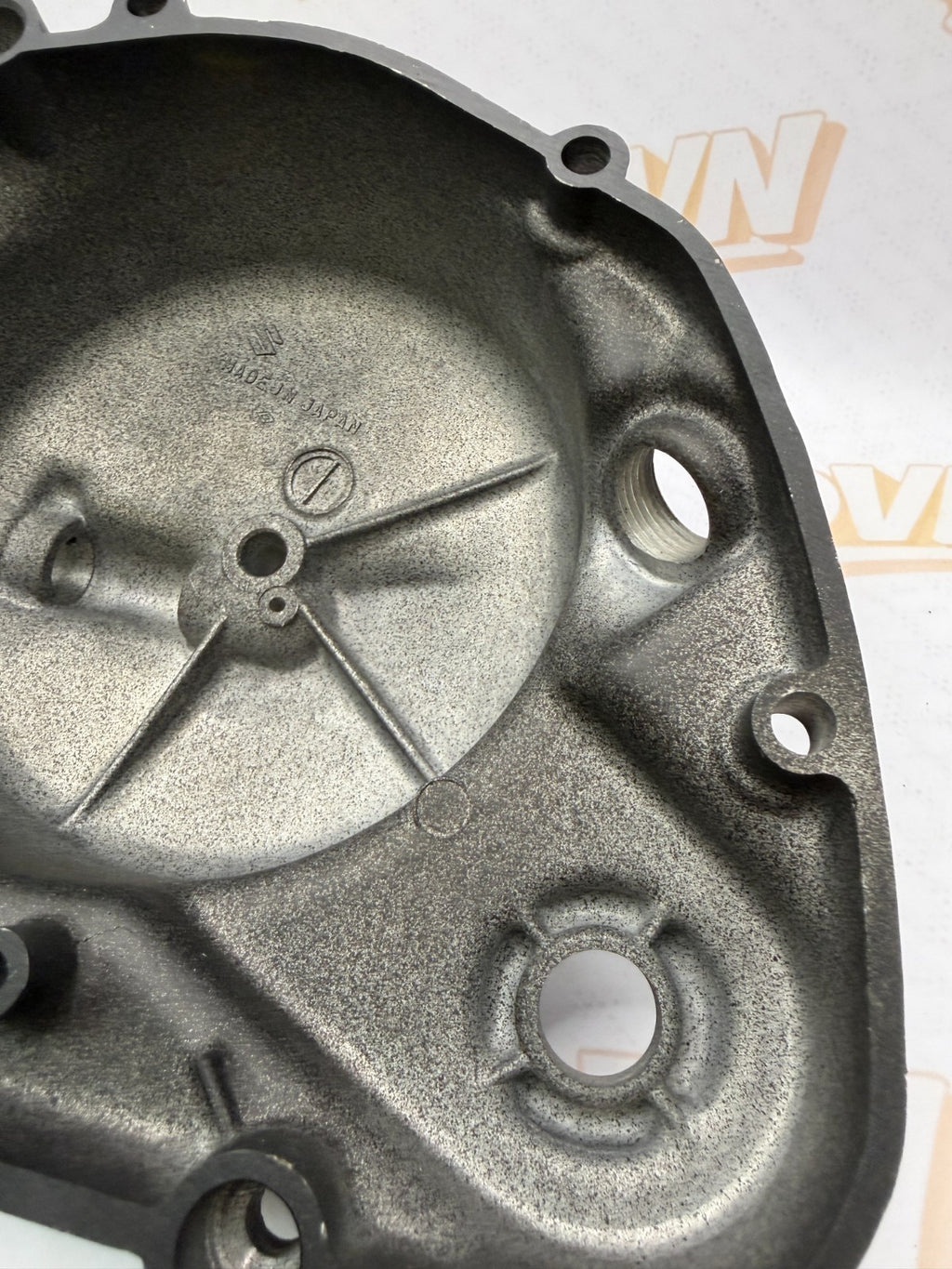 NOS 1975 Suzuki TC125 OEM Clutch Cover Engine Side Cover Assy 11300-28860