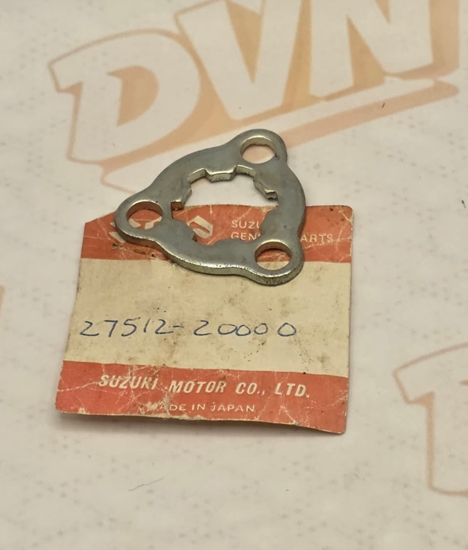 NOS SUZUKI 27512-20000 SPROCKET PLATE NEW OEM