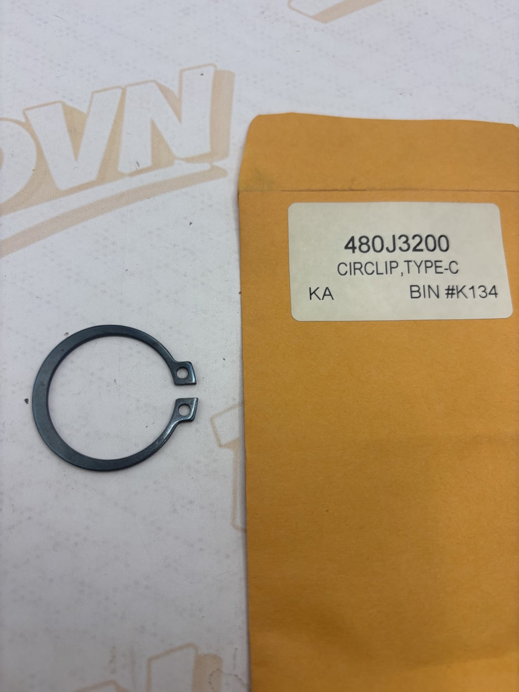 New OEM Kawasaki 480J3200 Circlip NOS