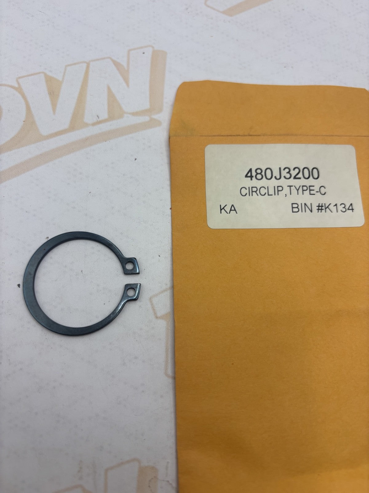 New OEM Kawasaki 480J3200 Circlip NOS