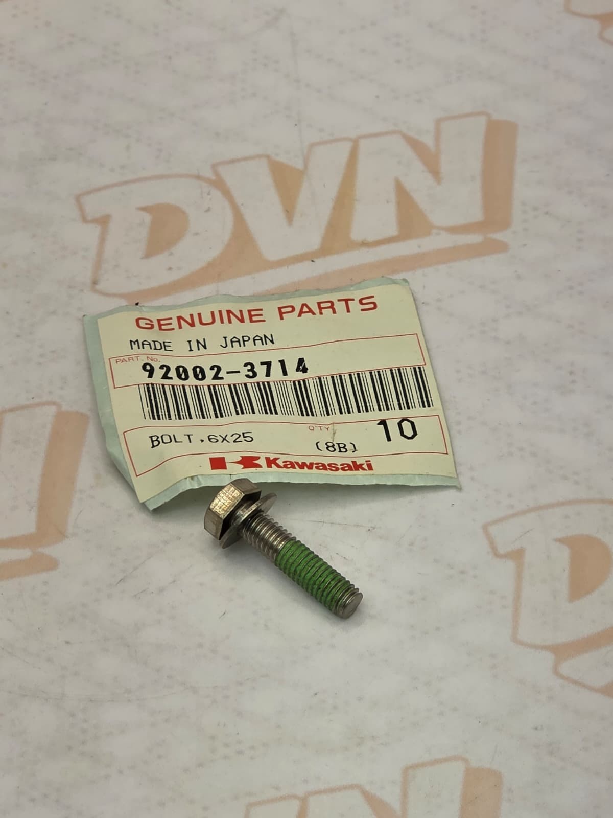 NOS GENUINE KAWASAKI BOLT 6X25 92002-3714 NEW OEM