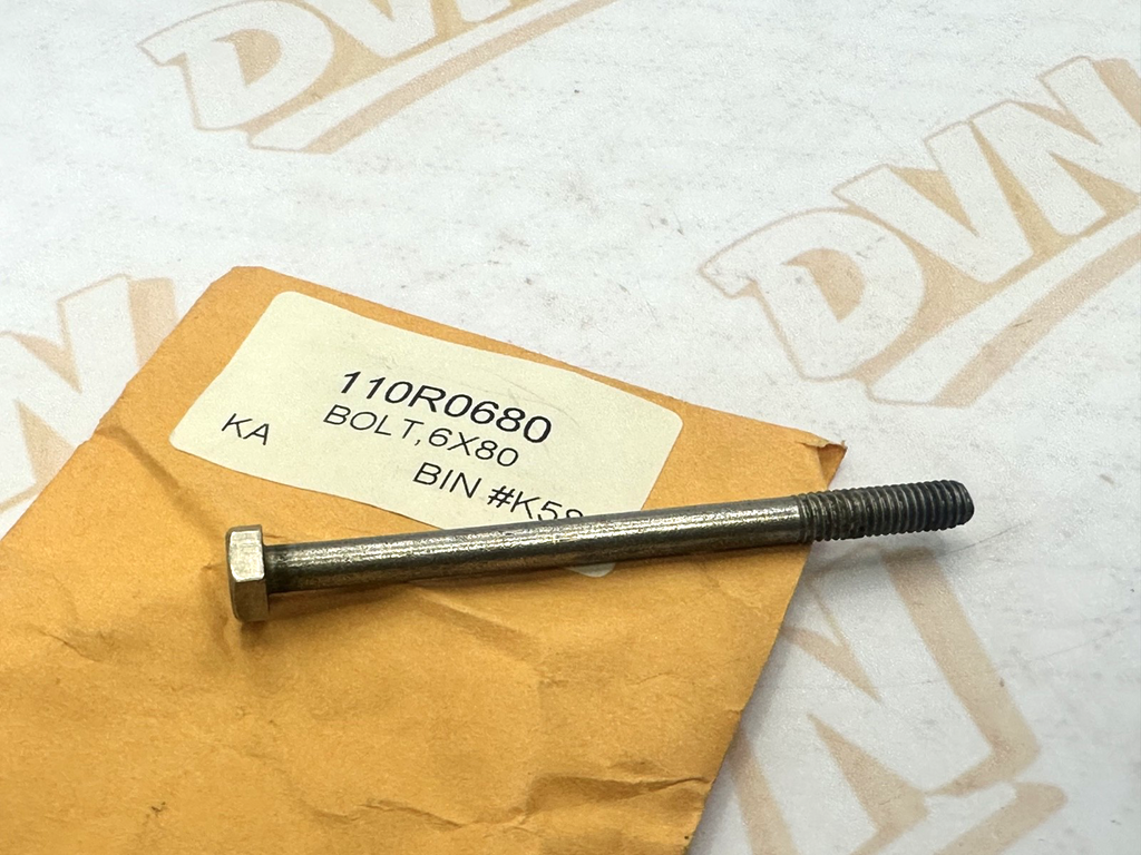 Bolt 6X80 Part Number - 110R0680 For Kawasaki