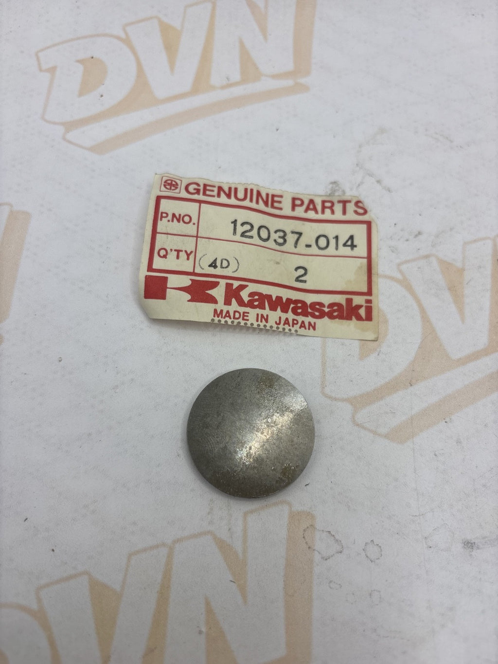 NOS 2.65T Tappet Shim Kawasaki 76-77 KZ900 73-75 Z1 KZ1000 12037-014